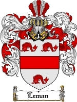 Leman coat of arms family crest download