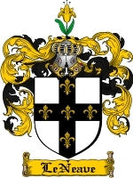 Leneave coat of arms family crest download