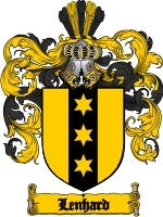 Lenhard coat of arms family crest download