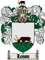 Lenon coat of arms family crest download