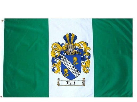 Lent family crest coat of arms flag