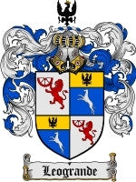 Leogrande coat of arms family crest download