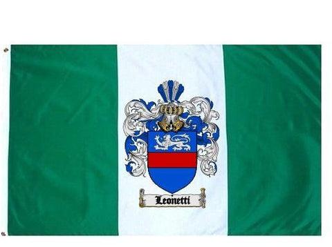 Leonetti family crest coat of arms flag