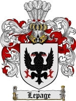 Lepage coat of arms family crest download