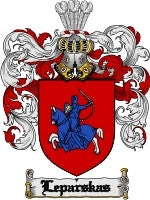 Leparskas coat of arms family crest download