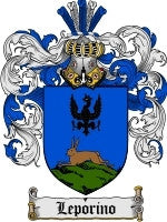 Leporino coat of arms family crest download