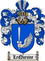 Lequesne coat of arms family crest download