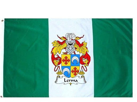 Lerma family crest coat of arms flag