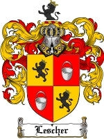 Lescher coat of arms family crest download