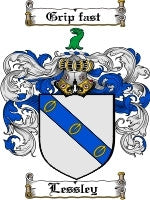 Lessley coat of arms family crest download
