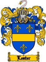 Lester Crest Sticker Lester family crest coat of arms emailed to you within 24 hours ...