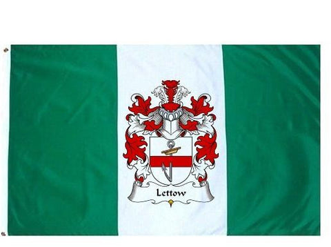 Lettow family crest coat of arms flag