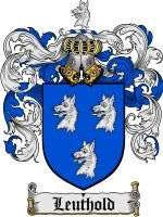 Leuthold coat of arms family crest download