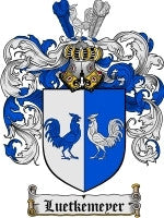 Leutkemeyer coat of arms family crest download