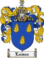 Levson coat of arms family crest download