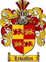 Lewallen coat of arms family crest download