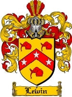 Lewin coat of arms family crest download