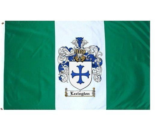 Lexington Coat of Arms Flag / Family Crest Flag – Family