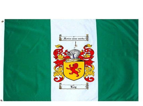 Ley Coat of Arms Flag / Family Crest Flag – Family Crests / Coat of ...