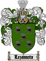 Lezameta coat of arms family crest download