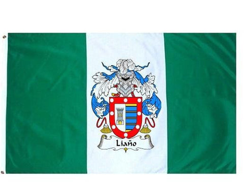 Liano family crest coat of arms flag