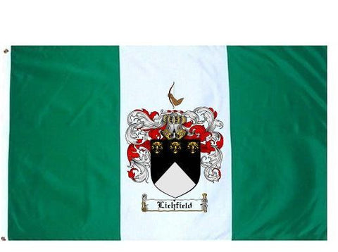 Lichfield family crest coat of arms flag
