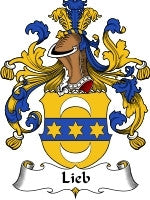 Lieb coat of arms family crest download