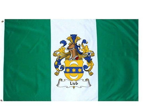 Lieb family crest coat of arms flag