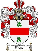 Liebe coat of arms family crest download