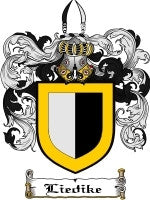 Liedike coat of arms family crest download
