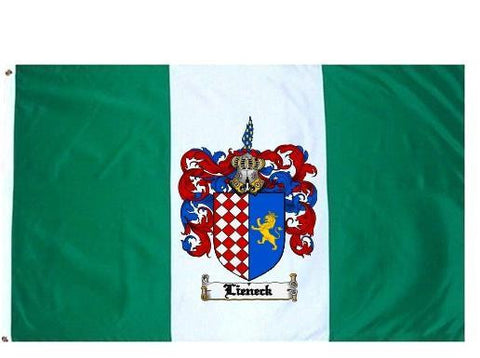 Lieneck family crest coat of arms flag