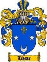 Lieser coat of arms family crest download