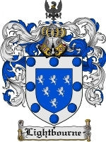 Lightbourne coat of arms family crest download