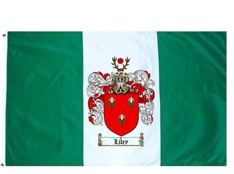 Liley family crest coat of arms flag