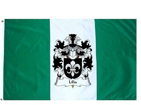 Lilia family crest coat of arms flag