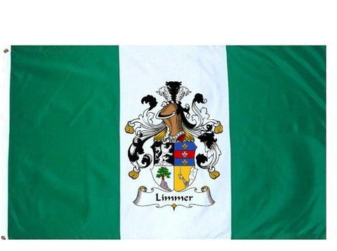 Limmer family crest coat of arms flag