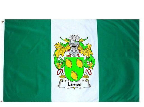 Limos family crest coat of arms flag