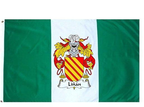 Linan family crest coat of arms flag
