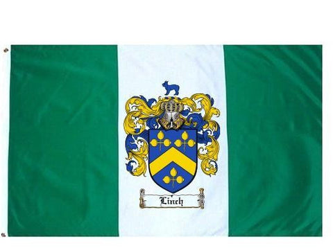 Linch family crest coat of arms flag