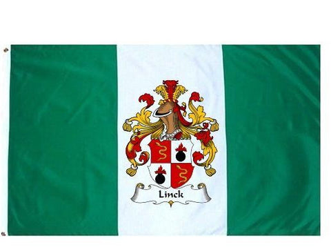 Linck family crest coat of arms flag