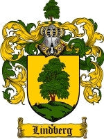 Lindberg coat of arms family crest download