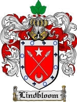 Lindbloom coat of arms family crest download