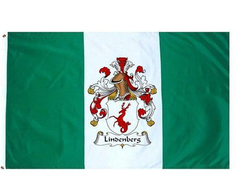 Lindenberg family crest coat of arms flag