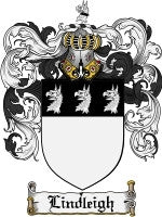 Lindleigh coat of arms family crest download