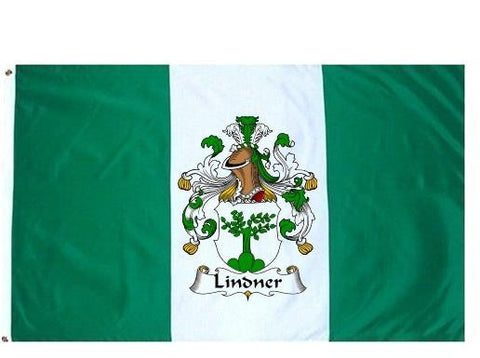 Lindner family crest coat of arms flag