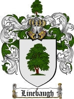 Linebaugh coat of arms family crest download
