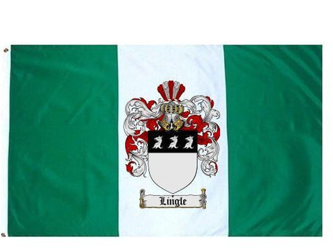 Lingle family crest coat of arms flag