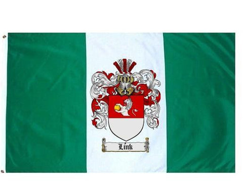 Link family crest coat of arms flag