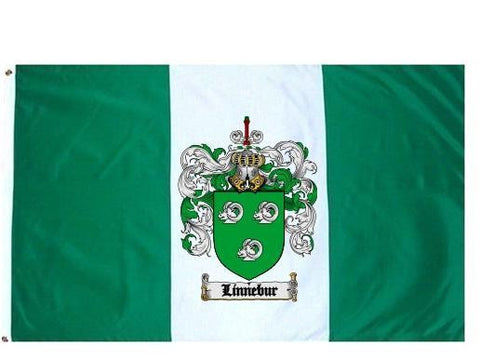 Linnebur family crest coat of arms flag