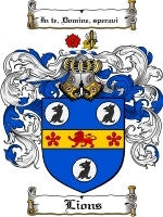 Lions coat of arms family crest download